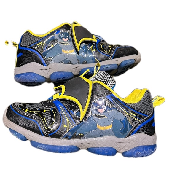 Batman Light Up Athletic Slip On Sneakers - Picture 3 of 5